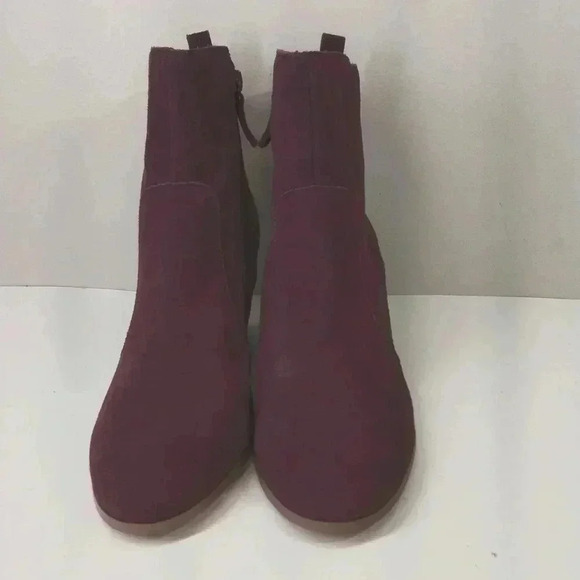 Violent and Red Jay Jay wedge Booties in burgundy size 9.5 nwob and size 9 - Picture 7 of 9